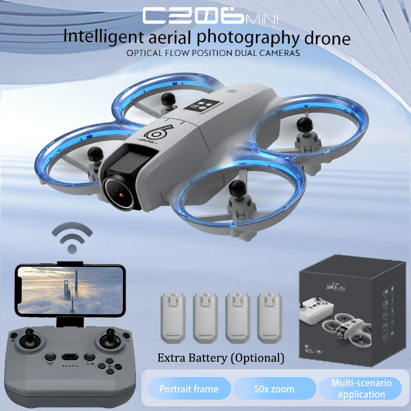 Drone Kit Tricopter - Drone Quadcopter RC Mini CZ06 -