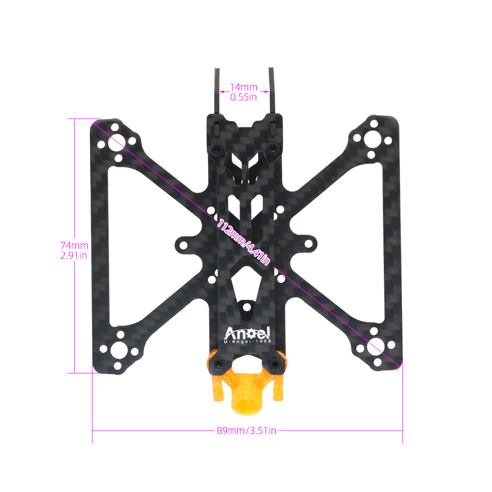 Angel20 Frame Kit 2 inci RC Dr - Drone Kit Build Yourself ulasan dan harga