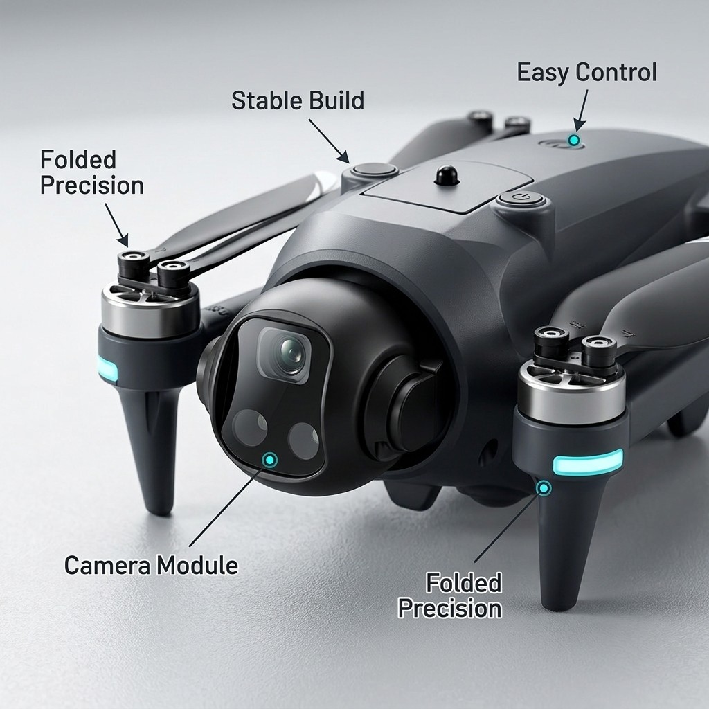 Drone Potensic GPS Auto Return - Drone Kit With Camera ulasan dan harga