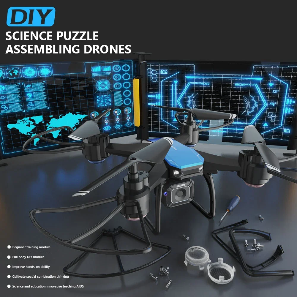 JJRC H108 DIY Drone Mini Perak - Drone Kit With Camera ulasan dan harga