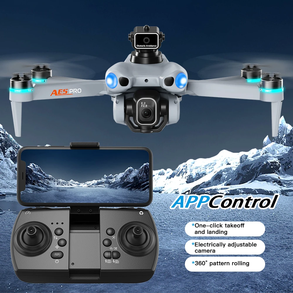 Drone AE5 Pro 8K HD Layar 4.5  - Drone Kit Tricopter ulasan dan harga