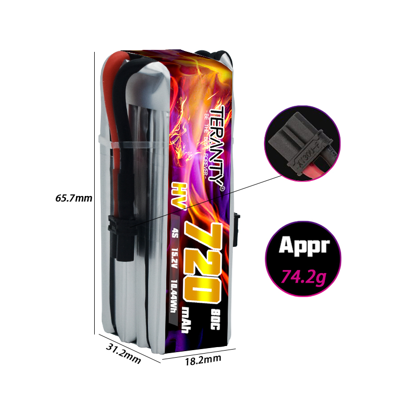 TERANTY 720mAh 4S 15.2V HV Bat - Drone Kit Fpv ulasan dan harga