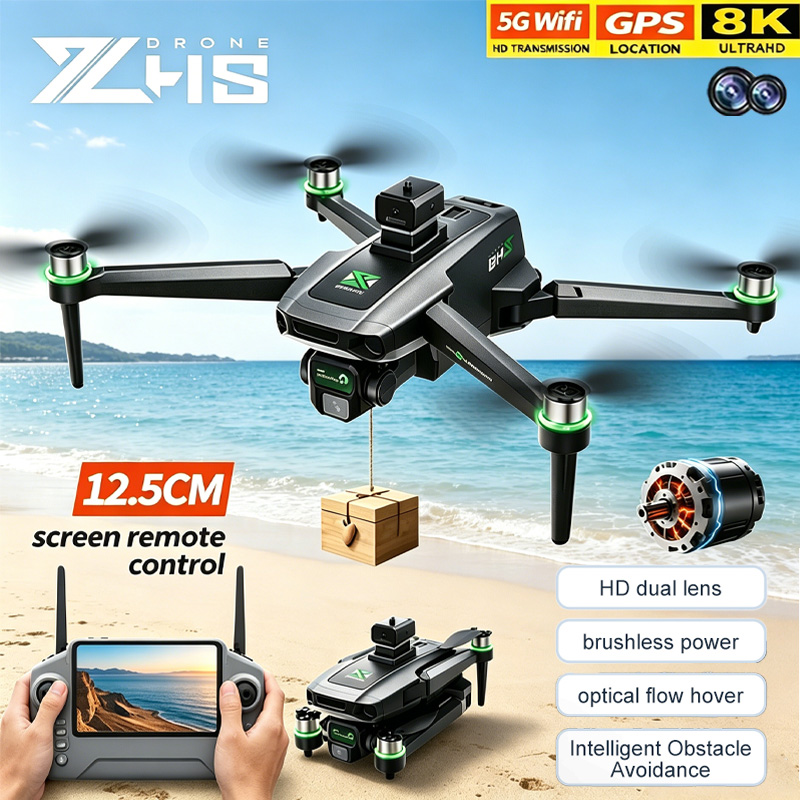 Drone Mini Profesional ZH8 den - Drone Kit Tricopter ulasan dan harga