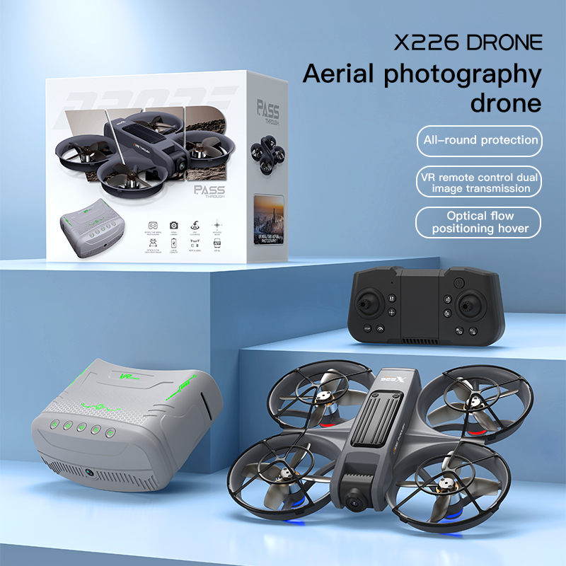 Lenovo X226 VR FPV 8K GPS Dron - Drone Kit Tricopter ulasan dan harga