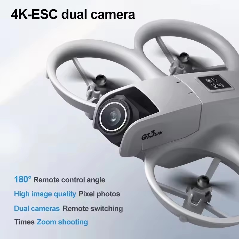 Drone Mini GT3 Baru 2026, Kame - Drone Kit Tricopter ulasan dan harga