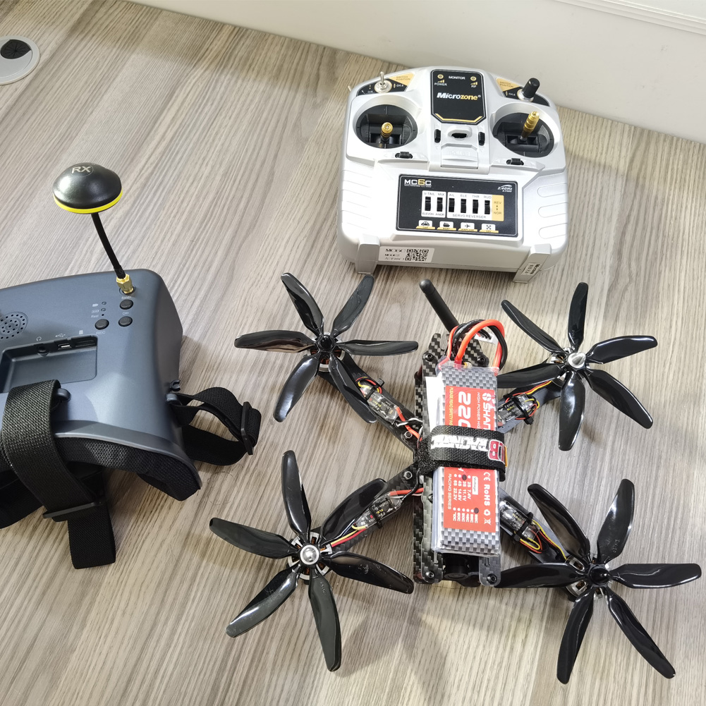 10 Buah 504060 5X4X6 6-Blade W - Drone Kit Build Yourself ulasan dan harga